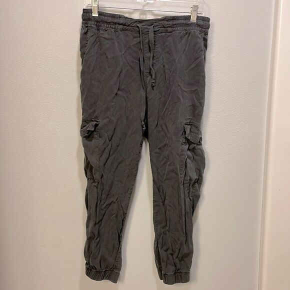 Cloth and Stone woman’s dark grey draw string pants - Picture 1 of 14